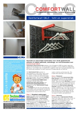 Technostuc_COMFORTWALL_CALC_brochureblad 140201