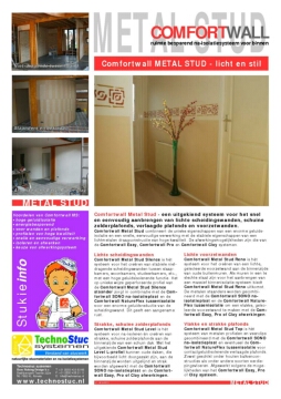 Technostuc_NL_COMFORTWALL_METAL_STUD_brochureblad 130409_WEB