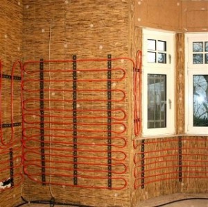 Plaatsing van muurverwarming